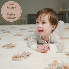 Load image into Gallery viewer, Noah&#39;s Ark Baby Swaddle Blanket