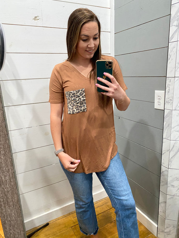 Carol Top PLUS- Deep Camel