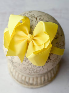 Oversize Bow Satin Headband