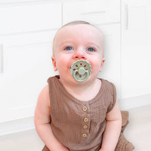Load image into Gallery viewer, Natural Latex Pacifiers - Size(0-6M) Sage &amp; Dusty Blue