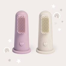 Load image into Gallery viewer, Infant Toothbrush - Lavender &amp; Cream