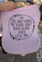 Load image into Gallery viewer, Pink No Touching Baby Car Seat Cover
