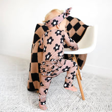 Load image into Gallery viewer, Coco RUFFLE ZIP Bamboo One Piece Flowers Baby Clothing