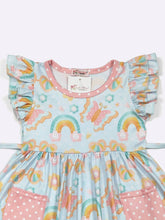 Load image into Gallery viewer, Summer Sky Girls Dress