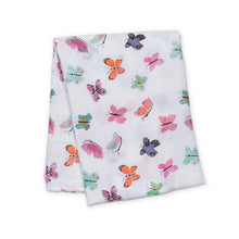 Load image into Gallery viewer, Classic Muslin Swaddle - Butterflies