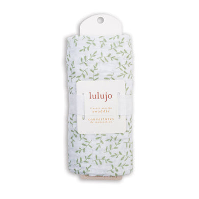 Muslin Cotton Swaddle Blanket - Large - Greenery