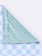 Load image into Gallery viewer, Blue Checkered Blanket
