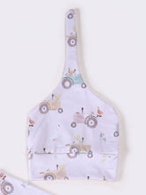 Load image into Gallery viewer, Tractor Quack Baby Knotted Gown