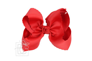 SCALLOPED EDGE BOW