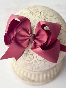 Oversize Bow Satin Headband