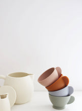 Load image into Gallery viewer, Cream Multi Mix Silicone Tea Play Set