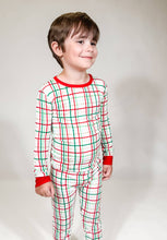 Load image into Gallery viewer, Festive Plaid - LS/Pants Toddler Pajamas