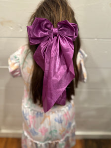 Satin Oversized French Hair Bows
