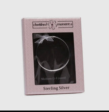 Load image into Gallery viewer, Classic Silver Baby Bangle Bracelet