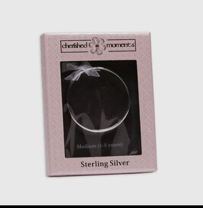 Classic Silver Baby Bangle Bracelet