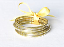 Load image into Gallery viewer, Glitter Jelly Tube Bangles