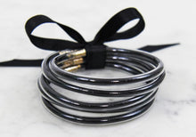 Load image into Gallery viewer, Glitter Jelly Tube Bangles