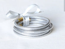 Load image into Gallery viewer, Glitter Jelly Tube Bangles