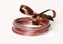 Load image into Gallery viewer, Glitter Jelly Tube Bangles