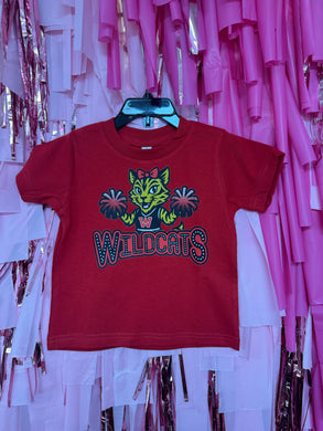 Wildcat Cheerleader Tee