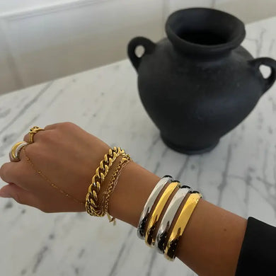 Gemma Bangle- SILVER