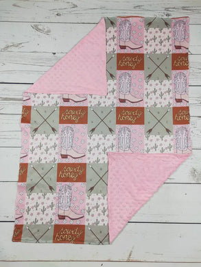 Howdy Honey Western Blanket