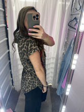 Load image into Gallery viewer, Split Neck Drawstring Top PLUS