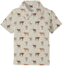 Load image into Gallery viewer, Longhorns Cows - SS Polo Shirt
