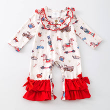 Load image into Gallery viewer, A Very Vintage Christmas Infant Girl&#39;s Onesie