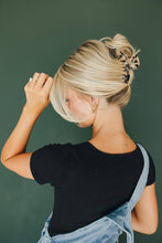 Load image into Gallery viewer, Skinny Tan Tortoise Claw Clip