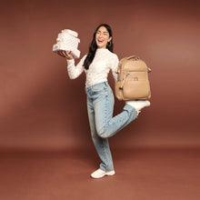 Load image into Gallery viewer, Taupe Checkerboard Pack Like a Boss™ Packing Cubes
