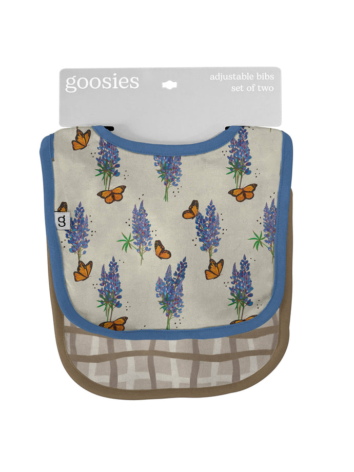 Bluebonnets Bib Set of 2
