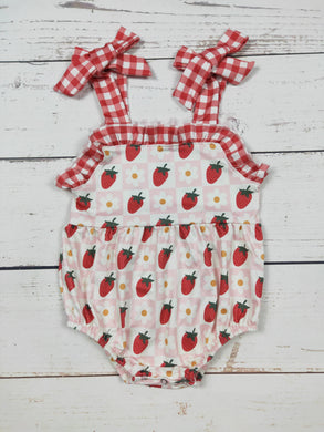 Checkered Strawberry Bubble