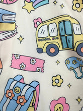 Load image into Gallery viewer, School Buses &amp; Supplies Twirl Dress