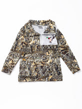 Load image into Gallery viewer, Boys Duck Zipper Hunting Pullover