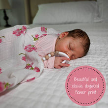 Load image into Gallery viewer, Dogwoods In Bloom Baby Swaddle Blanket