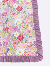 Load image into Gallery viewer, Lilac Wildflowers Blanket
