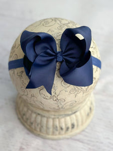 Oversize Bow Satin Headband