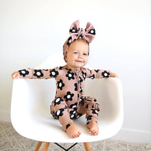 Load image into Gallery viewer, Coco RUFFLE ZIP Bamboo One Piece Flowers Baby Clothing