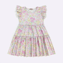 Load image into Gallery viewer, Bubblegum Floret Girls Dress