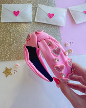 Load image into Gallery viewer, Valentine’s headband - pink 