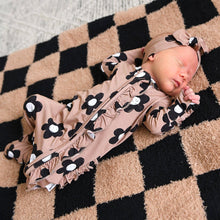 Load image into Gallery viewer, Coco RUFFLE ZIP Bamboo One Piece Flowers Baby Clothing