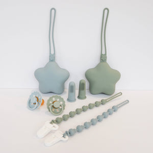 Infant Toothbrush - Dusty Teal & Sage