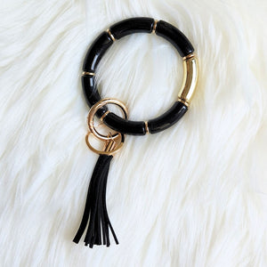 Keyring Bracelet Tassel