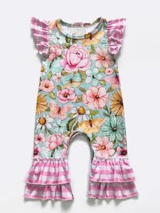 Butterfly Garden Baby Romper