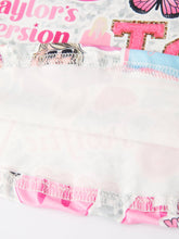 Load image into Gallery viewer, TS Twirly  Print Girls Milk Silk Dress