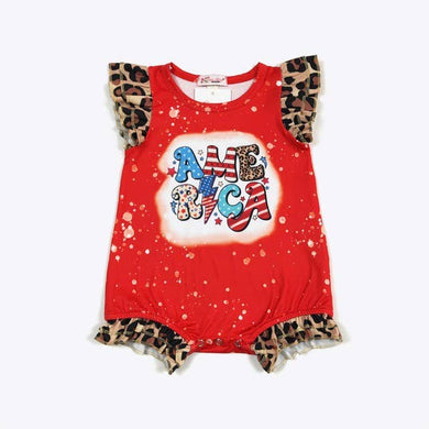 America Summer Baby Romper