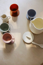 Load image into Gallery viewer, Cream Multi Mix Silicone Tea Play Set