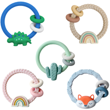 Load image into Gallery viewer, Highland Silicone Teether Rattles