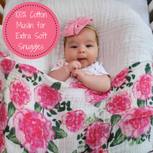 Load image into Gallery viewer, Live Life in Full Bloom Baby Swaddle Blanket